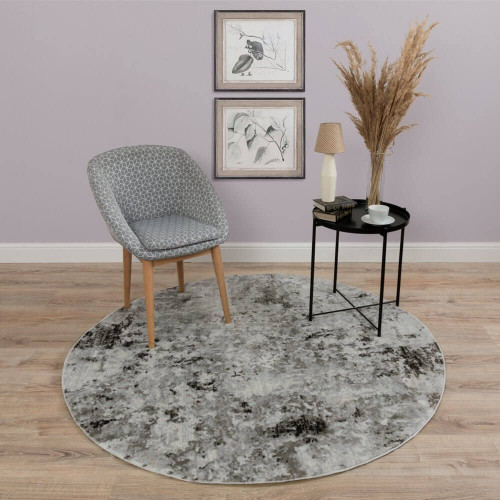 Ковры из Турции Trendy 5466A GREY/ANTRACITE Круг